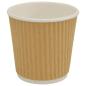 Preview: Pappbecher mit Deckeln 1000 Stk. 4oz 100ml