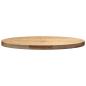 Preview: Tischplatte 80x40x4 cm Massivholz Eiche Oval