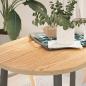 Preview: ARDEBO.de - Tischplatte 100x50x2 cm Massivholz Eiche Oval