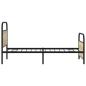 Preview: Bettgestell ohne Matratze 100x190 cm Sonoma-Eiche Holzwerkstoff