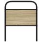 Preview: Kopfteil Sonoma-Eiche 80 cm Stahl und Holzwerkstoff