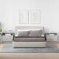 Preview: Nachttische mit Schublade 2 Stk. Betongrau 51x31x47 cm