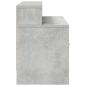 Preview: Nachttische mit Schublade 2 Stk. Betongrau 51x31x47 cm