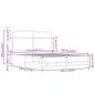 Preview: Bettgestell ohne Matratze 135x190 cm Sonoma-Eiche Holzwerkstoff