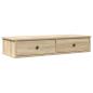 Preview: ARDEBO.de - Wandregal mit Schubladen Sonoma-Eiche 100x37,5x19 cm