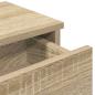 Preview: Wandregal mit Schubladen Sonoma-Eiche 100x37,5x19 cm