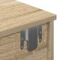 Preview: Wandregal mit Schubladen Sonoma-Eiche 100x37,5x19 cm