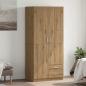 Preview: ARDEBO.de - Kleiderschrank Artisan-Eiche 80x52x180 cm Holzwerkstoff