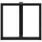 Preview: Esstischbeine T-Form 2 Stk. Schwarz 80x35x(72-73) cm Stahl