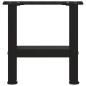 Preview: Couchtischbeine Schwarz 2 Stk. 30×40 cm Stahl