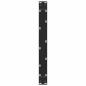 Preview: Couchtischbeine Schwarz 2 Stk. 70x(30-31) cm Stahl