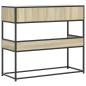 Preview: Konsolentisch Sonoma-Eiche 90x35x80 cm Holzwerkstoff