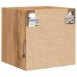 Preview: TV-Wandschrank mit LED-Leuchten Artisan-Eiche 30x28,5x30cm