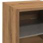 Preview: TV-Wandschrank mit LED-Leuchten Artisan-Eiche 30x28,5x30cm
