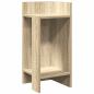 Preview: Beistelltisch mit Ablage Sonoma-Eiche 25,5x27x60 cm