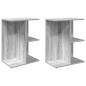 Preview: Nachttische 2 Stk. Grau Sonoma 46,5x29x61 cm Holzwerkstoff