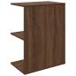 Preview: Nachttische 2 Stk. Braun Eichen-Optik 46,5x29x61 Holzwerkstoff