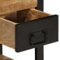 Preview: Nachttisch 35x34x45 cm Raues Mangoholz
