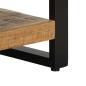 Preview: Nachttisch 35x34x45 cm Raues Mangoholz