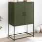 Preview: ARDEBO.de - TV-Schrank Olivgrün 68x39x60,5 cm Stahl