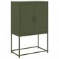 Preview: TV-Schrank Olivgrün 68x39x60,5 cm Stahl