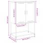 Preview: TV-Schrank Olivgrün 68x39x60,5 cm Stahl