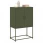 Preview: TV-Schrank Olivgrün 68x39x60,5 cm Stahl