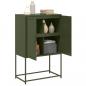 Preview: TV-Schrank Olivgrün 68x39x60,5 cm Stahl