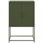 Preview: TV-Schrank Olivgrün 68x39x60,5 cm Stahl