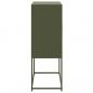 Preview: TV-Schrank Olivgrün 68x39x60,5 cm Stahl