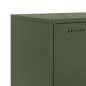 Preview: TV-Schrank Olivgrün 68x39x60,5 cm Stahl
