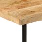 Preview: Schreibtisch 165x110x77 cm Massivholz Mango und Eisen
