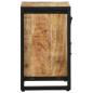 Preview: Nachttisch 40x30x50 cm Raues Mango-Massivholz