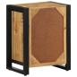 Preview: Nachttisch 40x30x50 cm Raues Mango-Massivholz