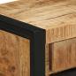 Preview: Nachttisch 40x30x50 cm Raues Mango-Massivholz