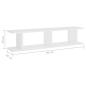 Preview: ARDEBO.de - Wandregale 2 Stk. Weiß 90x18x20 cm Holzwerkstoff