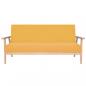Preview: 3-Sitzer Sofa Stoff Gelb