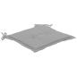Preview: Gartenstuhl-Kissen 2 Stk. Grau 50x50x3 cm Oxford-Gewebe