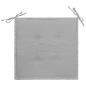 Preview: Gartenstuhl-Kissen 2 Stk. Grau 50x50x3 cm Oxford-Gewebe