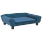 Preview: Hundebett Blau 70x48x22 cm Samt