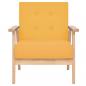 Preview: Sofa-Set 2-tlg. Stoff Gelb