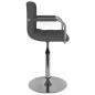 Preview: Barhocker Dunkelgrau Stoff