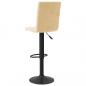 Preview: Barhocker 2 Stk. Creme Samt