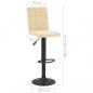 Preview: Barhocker 2 Stk. Creme Samt