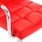 Preview: Barhocker 2 Stk. Rot Kunstleder