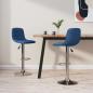 Preview: ARDEBO.de - Barhocker 2 Stk. Blau Stoff