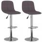 Preview: Barhocker 2 Stk. Taupe Stoff