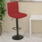 Preview: ARDEBO.de - Barhocker Weinrot Stoff