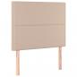 Preview: Boxspringbett mit Matratze & LED Cappuccino-Braun 90x190cm