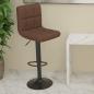 Preview: ARDEBO.de - Barhocker Braun Stoff